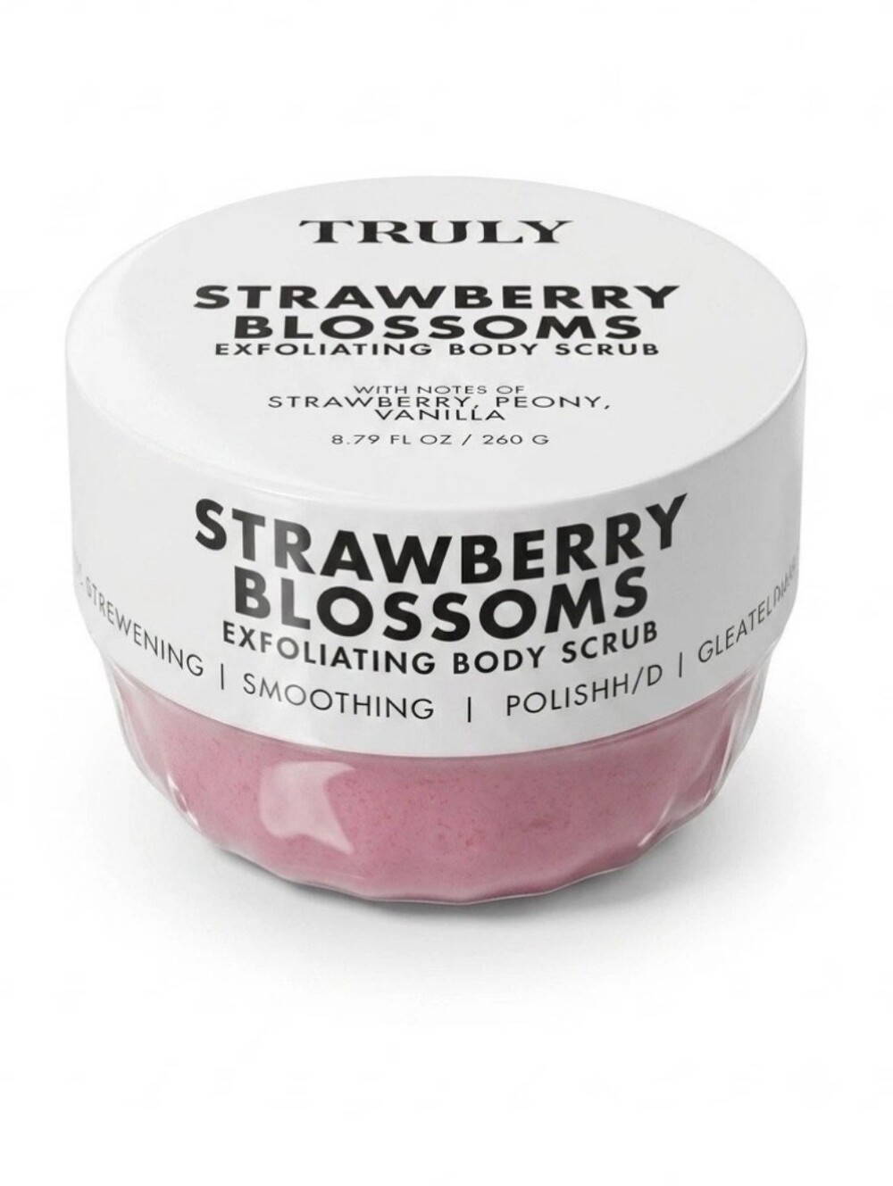 Truly Strawberry Blossoms Exfoliating Body Scrub - Strawberry Peony Vanilla